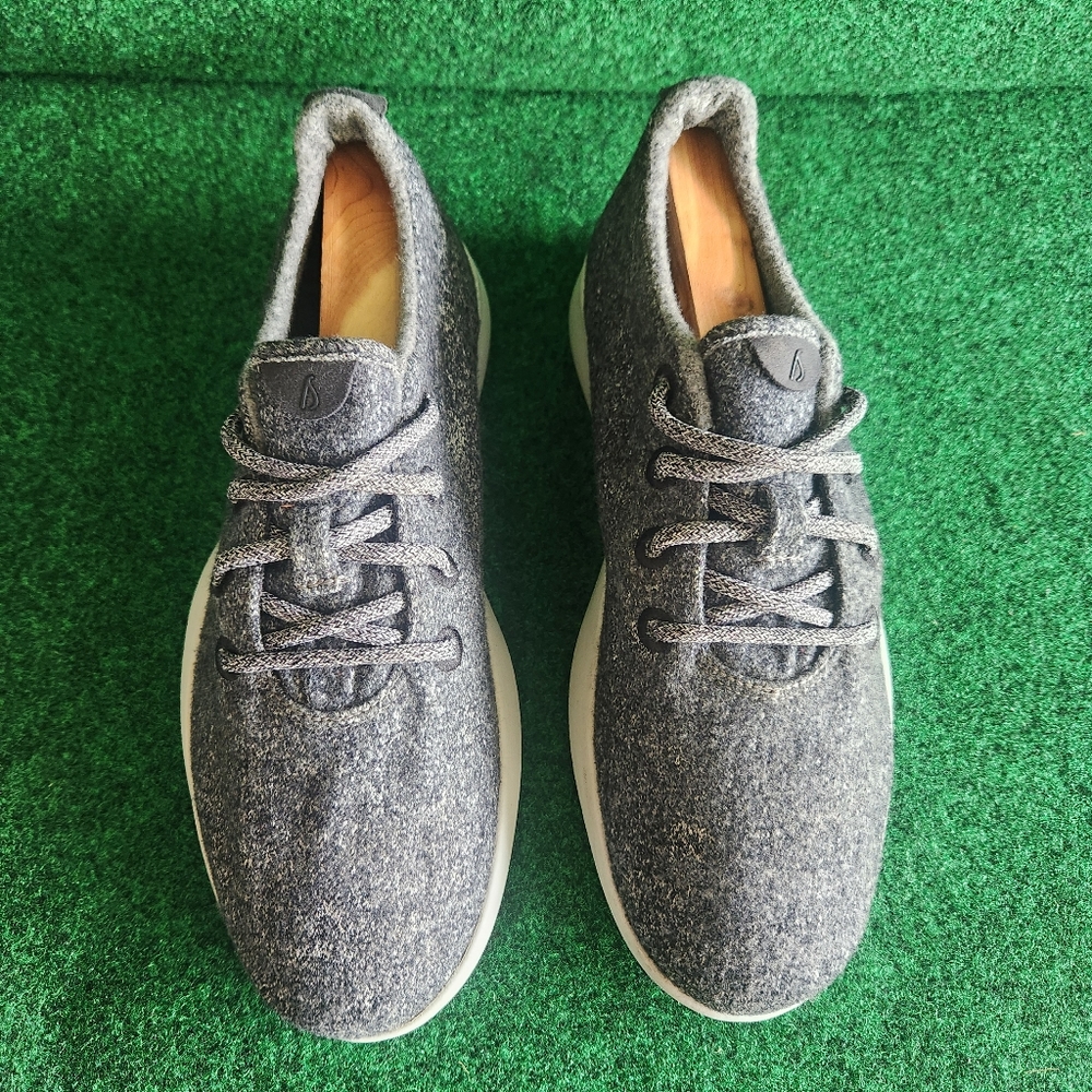 Allbirds Wool Runner Athletic Shoes Natural Gray Mens Size 10